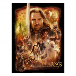 Lord of the Rings Art Print The Return of the King 46 x 61 cm - nezarámovaný